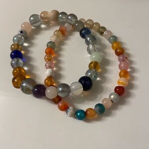 Multicolor Beaded Bracelet Set